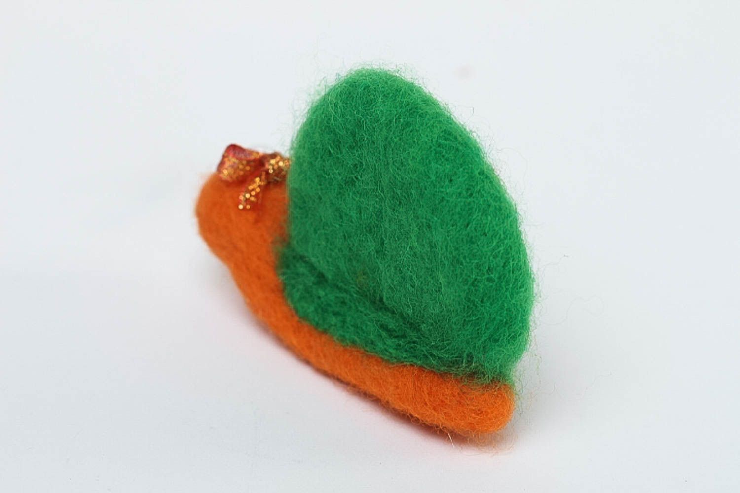 Unusual handmade soft toy felted wool toy home design decorative use only photo 4