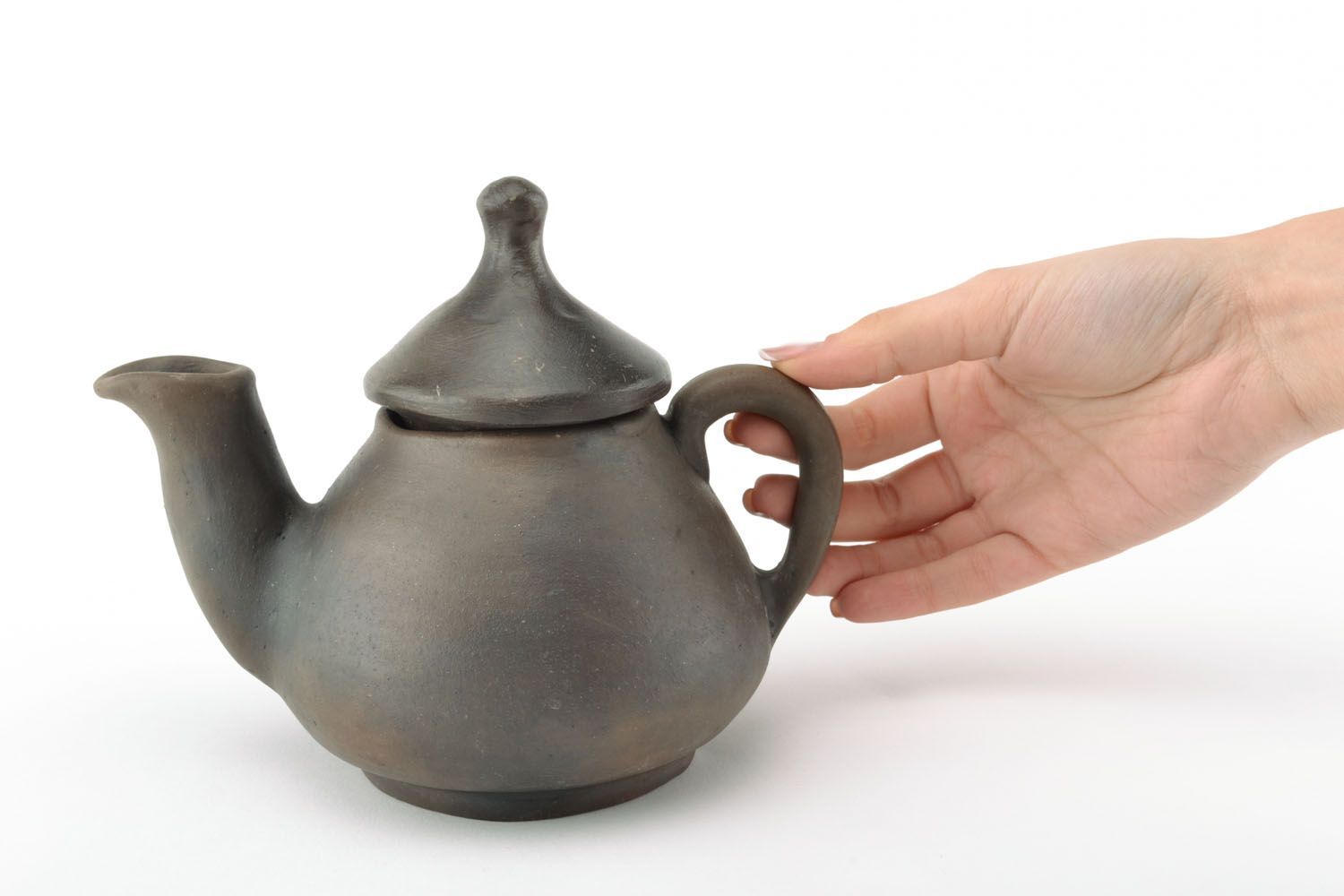 Керамический чайник ручной работы фото 6