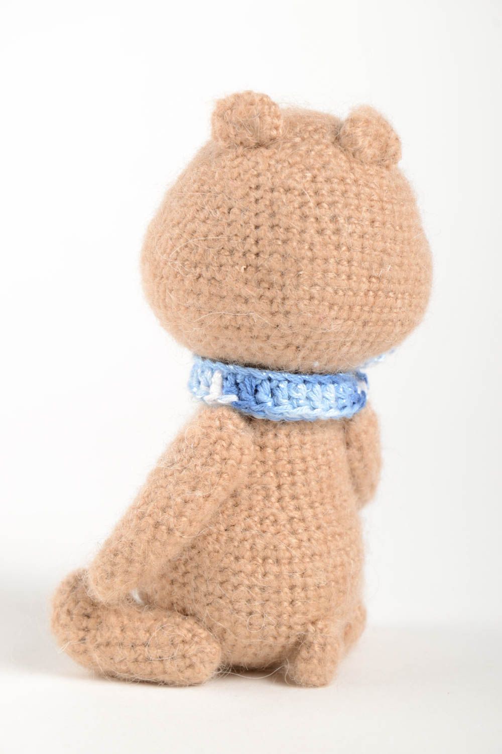 Häkel Kuscheltier handmade weiches Kuscheltier Bär gehäkelt Geschenk für Kinder foto 4