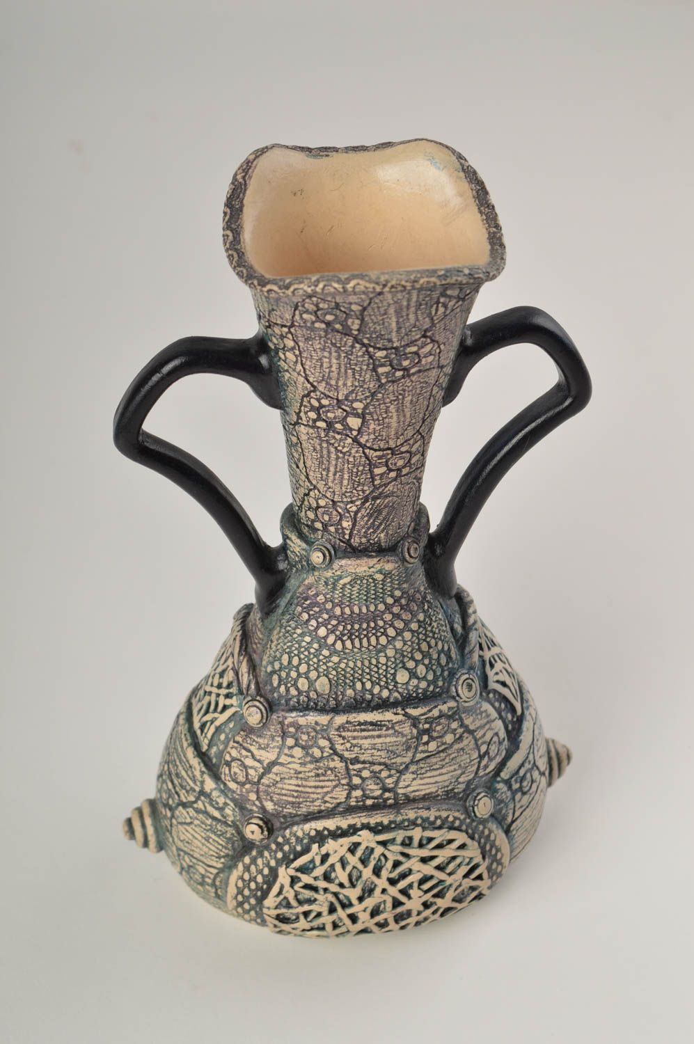 Handgemachte Keramik Designer Vase Haus Dekor Geschenk für Frauen ungewöhnlich foto 2