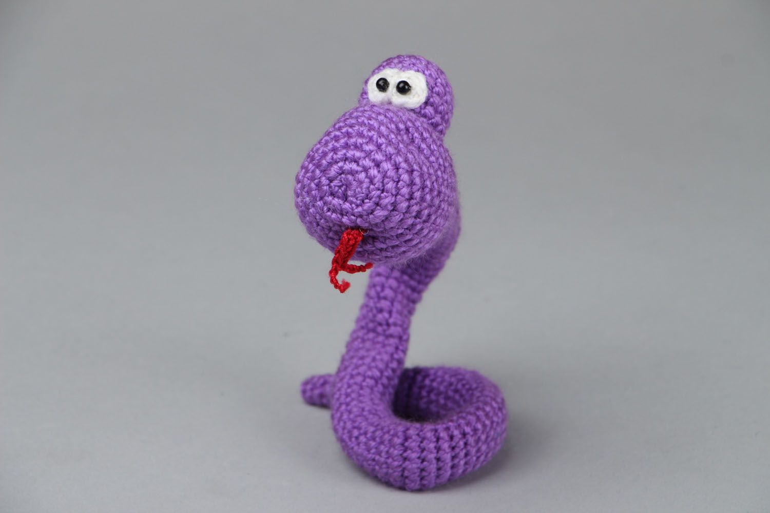 Jouet décoratif crocheté artisanal Serpent photo 1