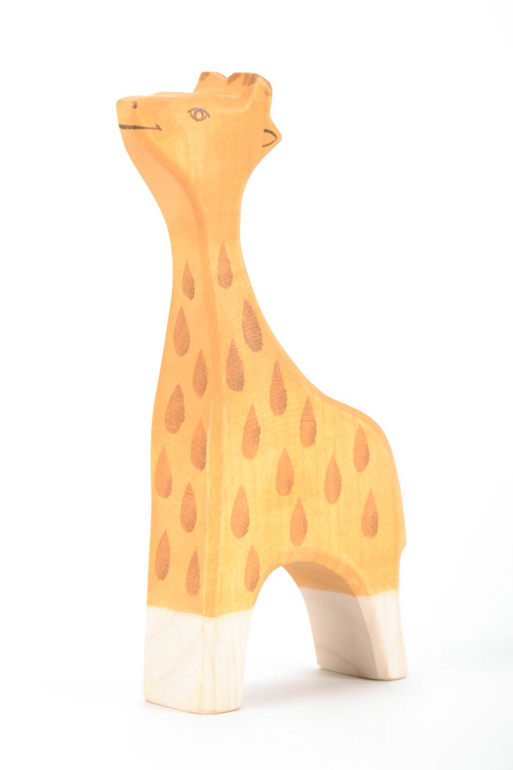 Jouet en bois artisanal Petite girafe  photo 3