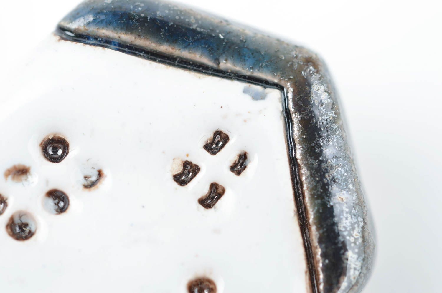 Broche de cerámica bisutería hecha a mano regalo original accesorios de mujer foto 4