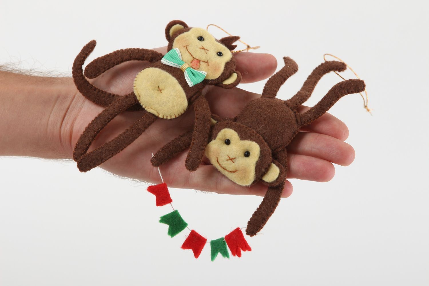 Decoración navideña artesanal elementos decorativos regalo original para niños  foto 4