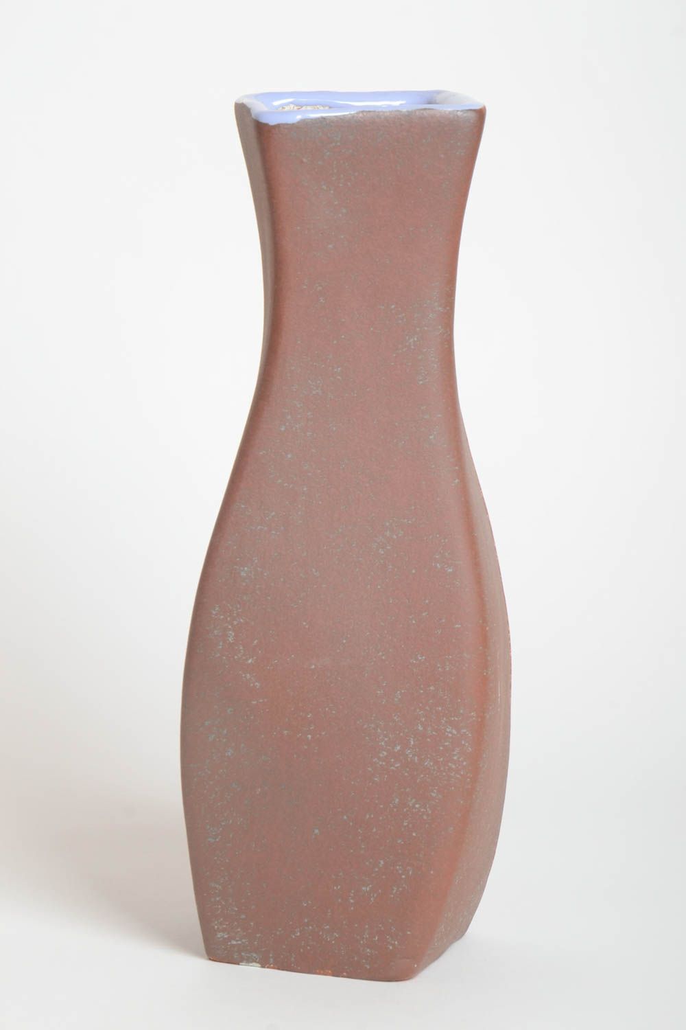 Vase argile fait main beau Déco maison Cadeau original design intérieur photo 4
