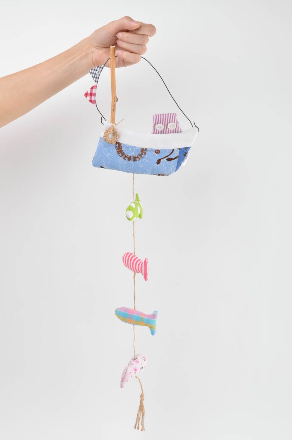 Unusual handmade crib toys colorful baby mobile crib mobiles gifts for kids photo 4