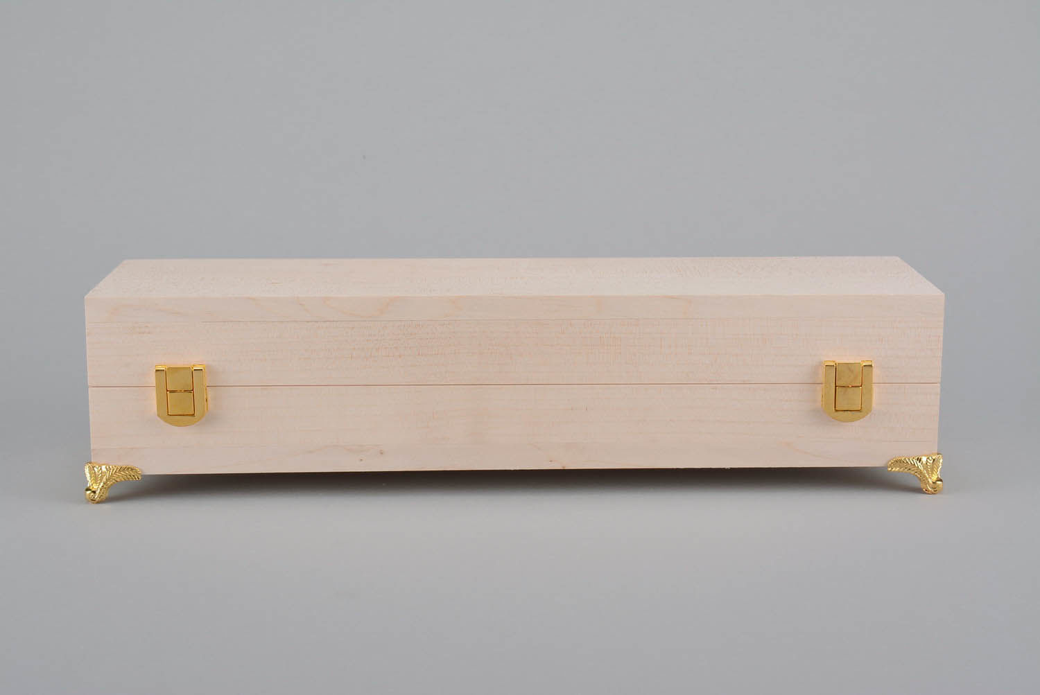 Roh-Holzschatulle für Krakelierung foto 1