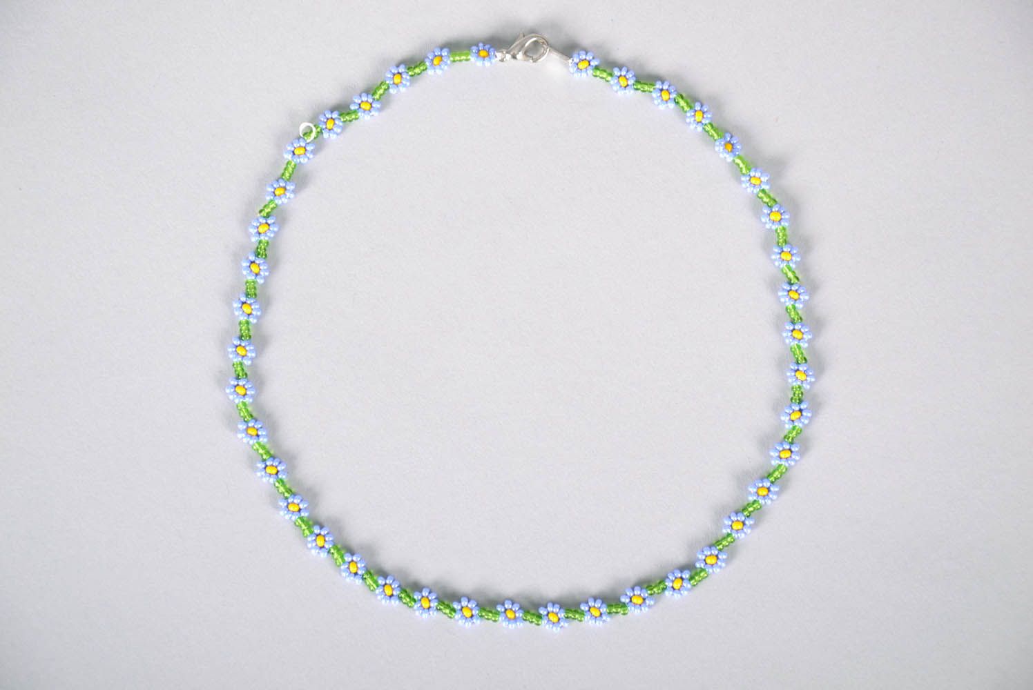 Tender beaded necklace bracelet  photo 2