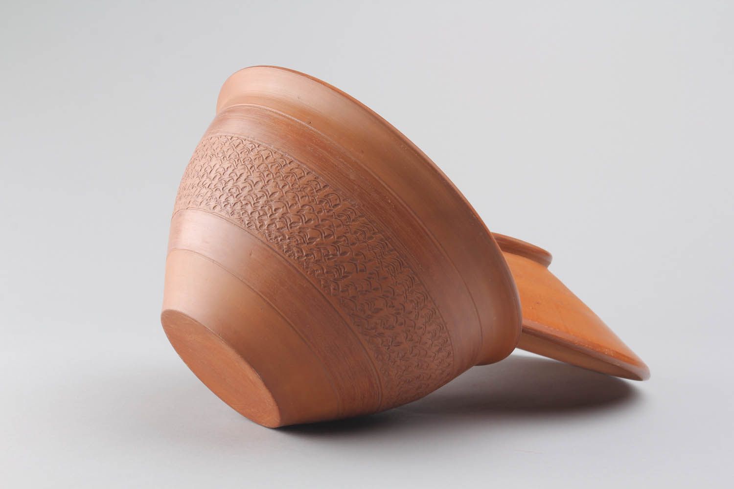 Handgemachter Topf aus Keramik foto 5