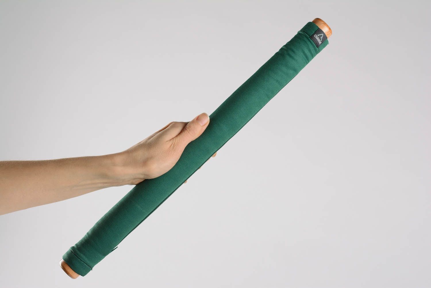 Bâton de gymnastique en bois pour yoga avec étui photo 2