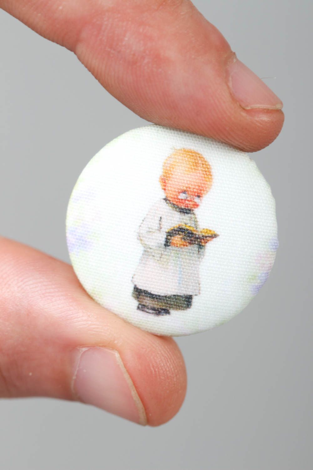 Stylish handmade plastic button fabric button handmade ideas art ideas photo 5