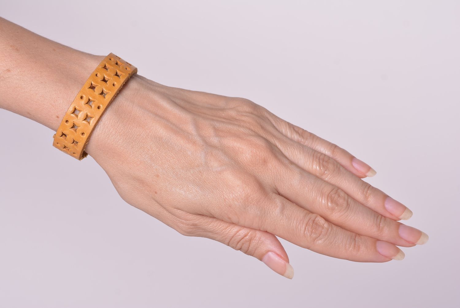Handmade accessory leather bracelet designer jewelry gift ideas women bracelet photo 3
