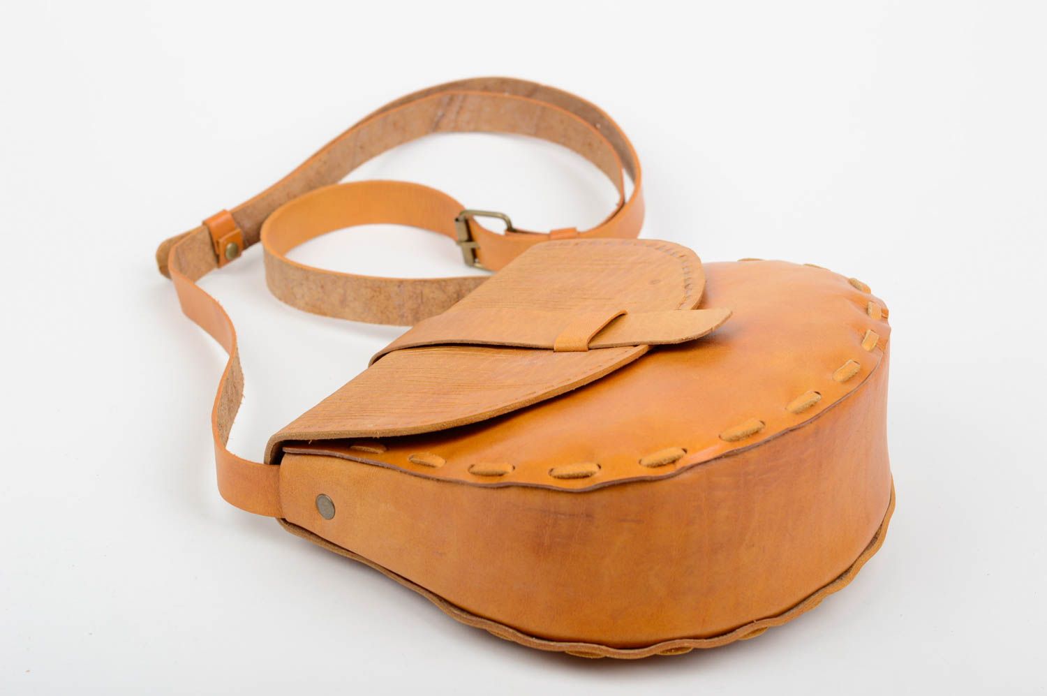 Сумка ручной работы сумка через плечо коричневая сумка из кожи дамская фото 5