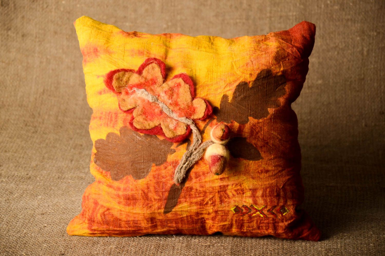 Handmade decorative pillow accent pillow for bed designer pillows home decor photo 1