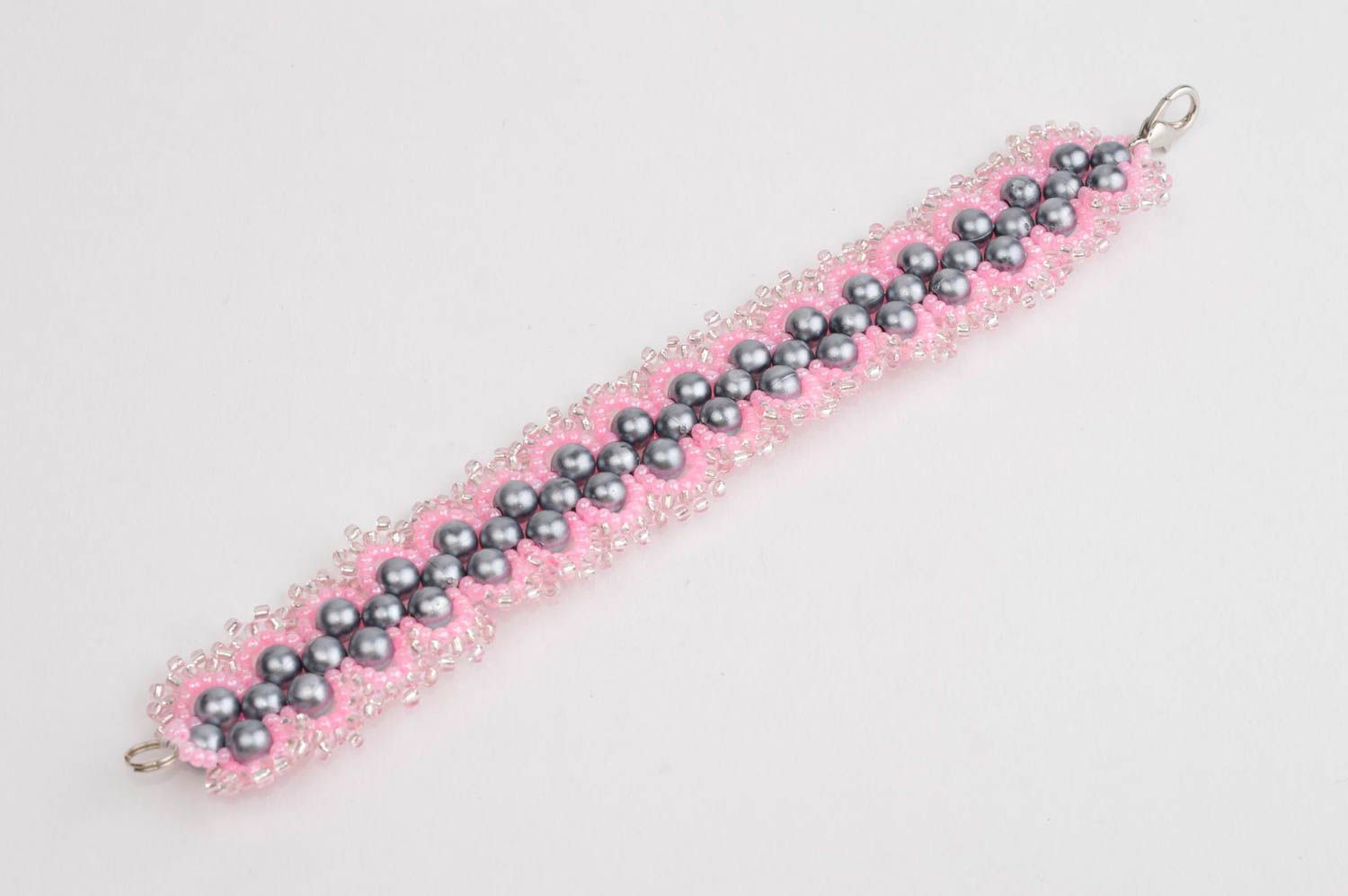 Hand-woven bracelet handmade seed bead bracelet fashion jewelry braided bracelet photo 3