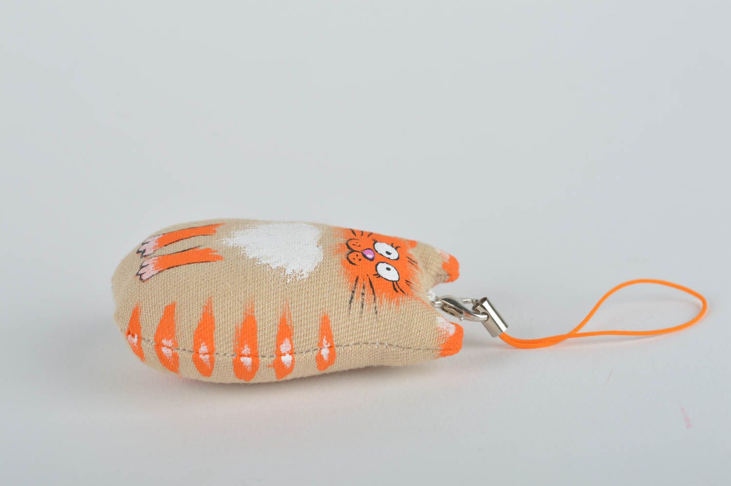 Stylish handmade soft keychain fabric keychain toy cat bag charm gift ideas photo 4