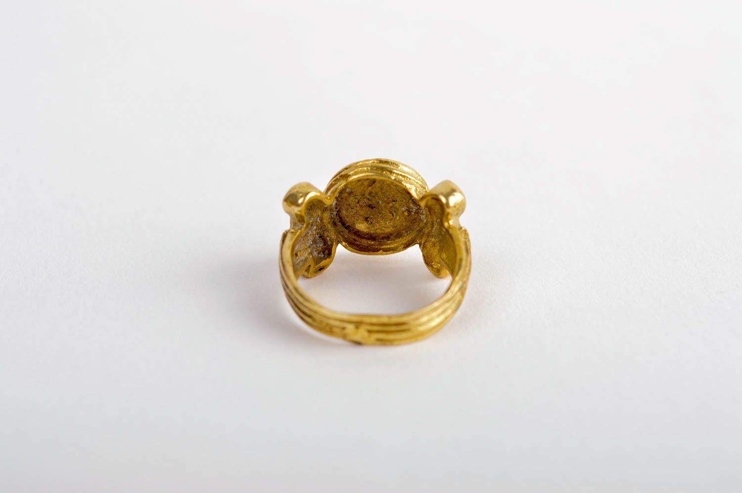 Украшение из металла кольцо ручной работы металлическое украшения кольцо латунь фото 4