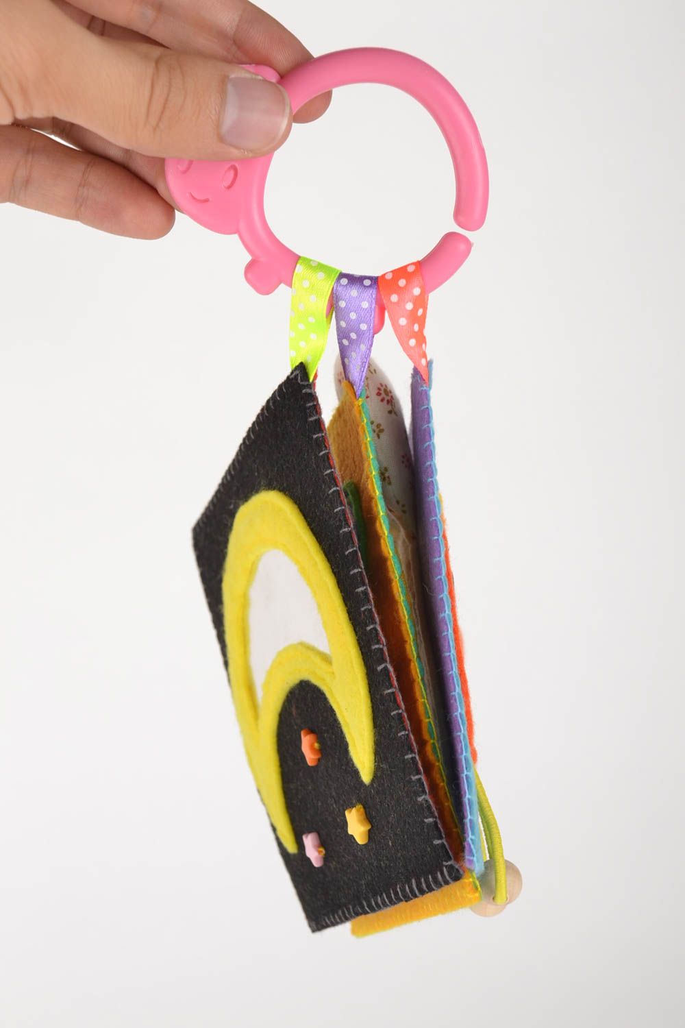 Игрушка мини книжка детская игрушка ручной работы развивающая игрушка тканевая фото 5