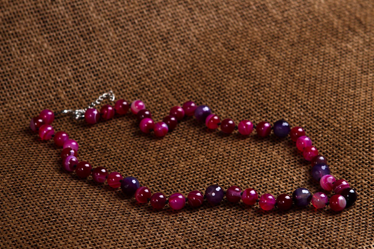 Perlen Schmuck handgefertigt Modeschmuck Halskette schön Halskette für Frauen foto 1