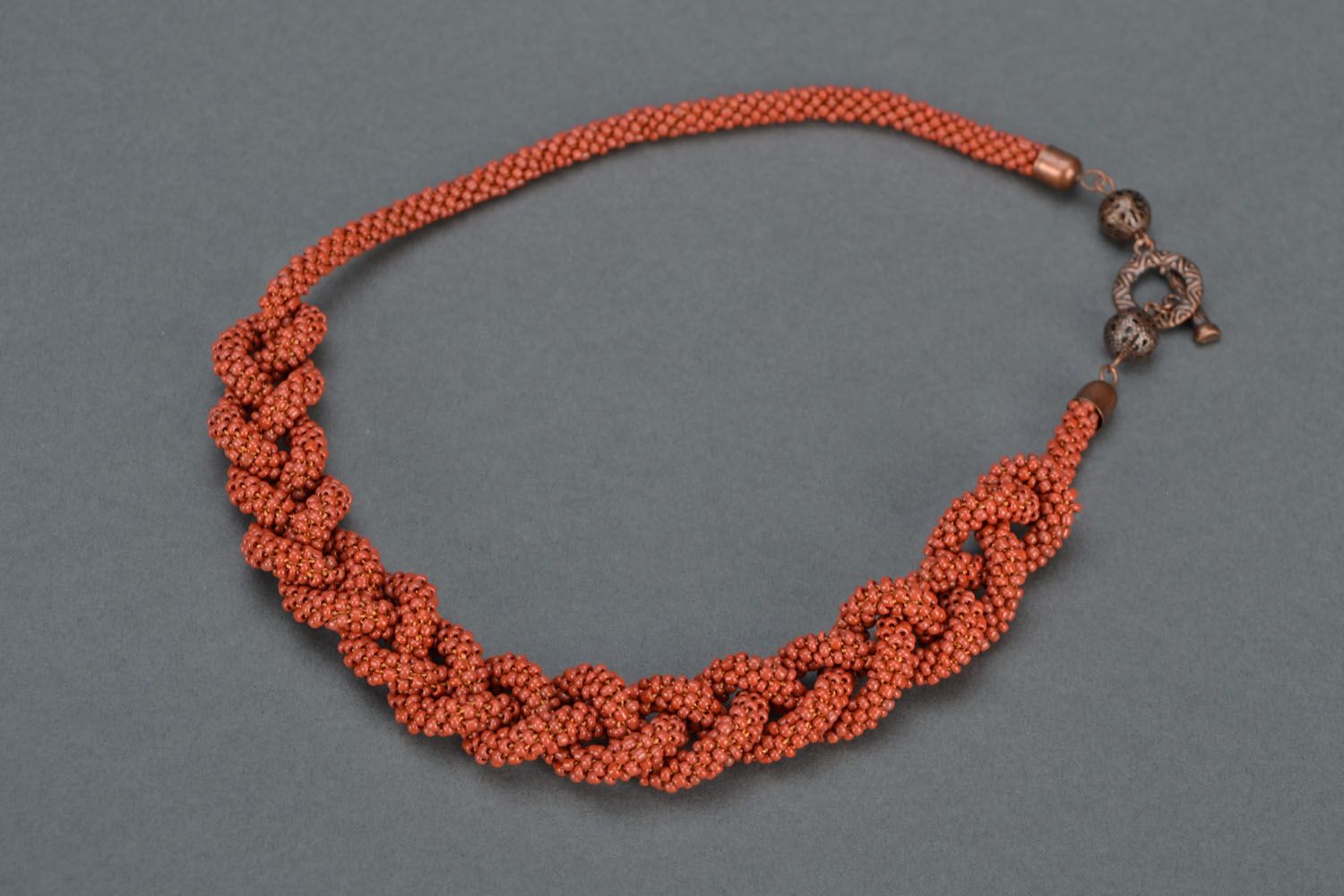 Elegant beaded necklace-cord photo 3