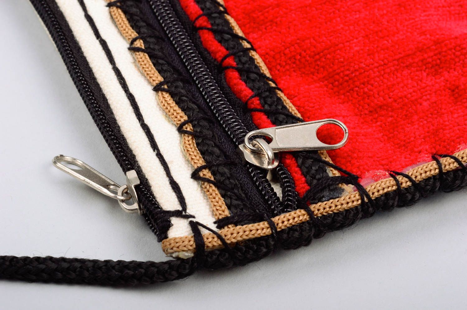 Handmade fabric purse colored clutch bag stylish designer handbag for women photo 5