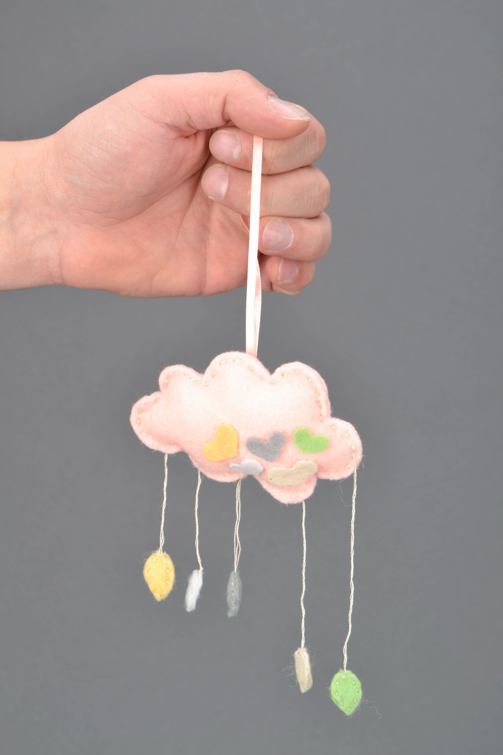 Мягкая игрушка для интерьера в виде облака фото 1