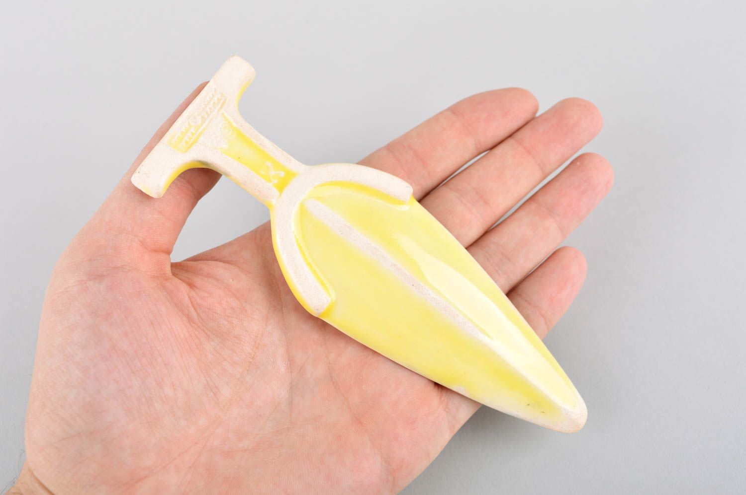Magnético para refrigerador artesanal souvenir original imán de nevera amarillo foto 5