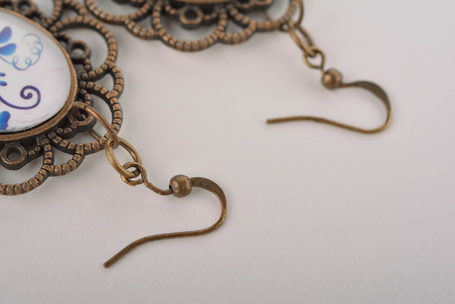 Handmade Ohrringe aus Glas Designer Schmuck Accessoires für Frauen modisch foto 5