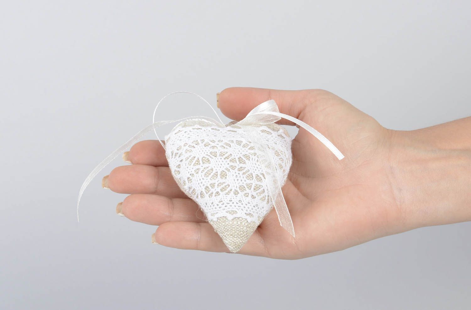 Plüsch Herz handmade Deko aus Naturmaterialien originell romantische Geschenke foto 9