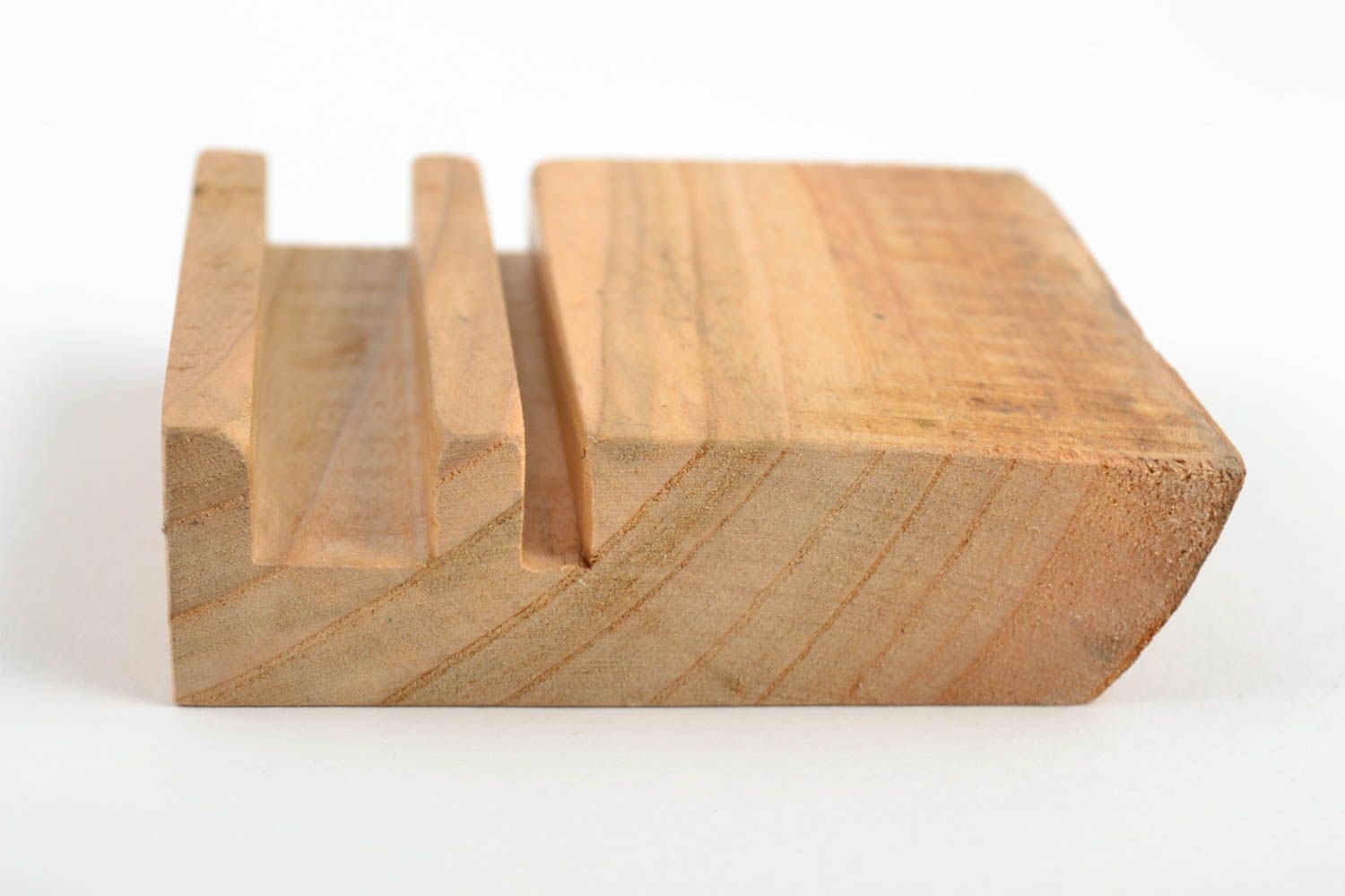 Holz Ständer für Handy handmade umweltfreundlich lackiert originell schön foto 5