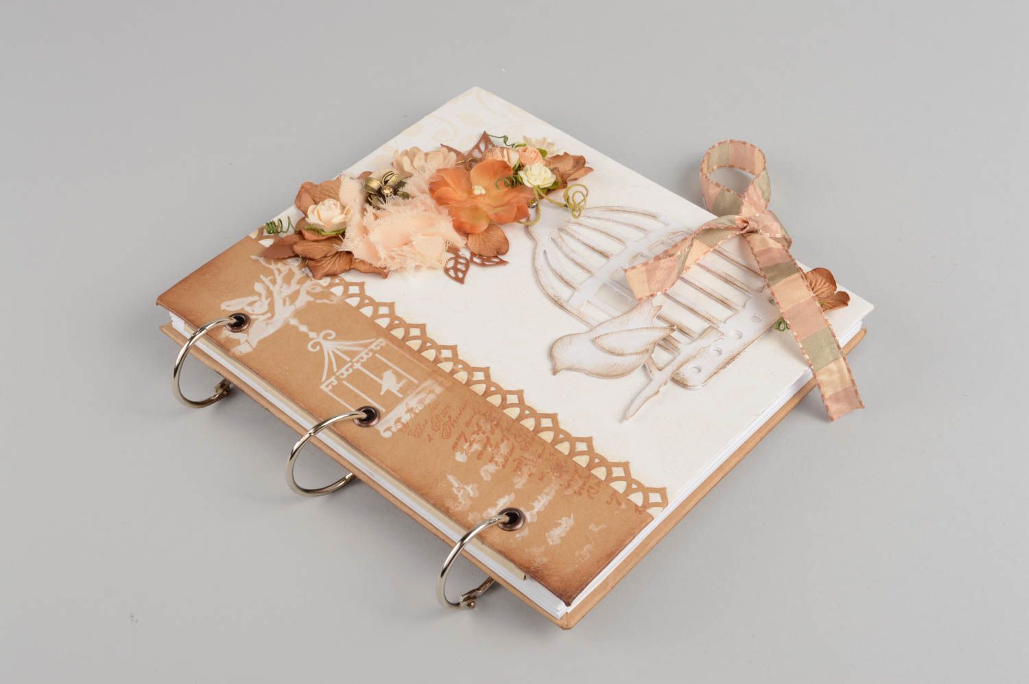 Schönes Gästebuch zur Hochzeit für Glückwünsche Designer Handarbeit romantisch foto 2
