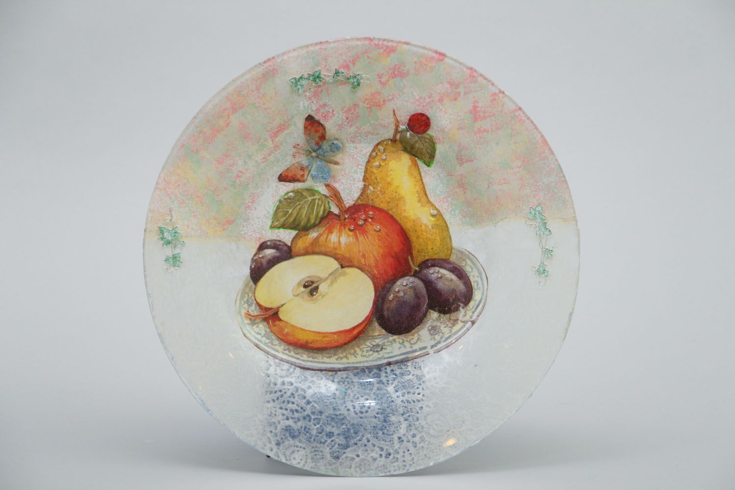 Decorative ceramic plate Fruit photo 1