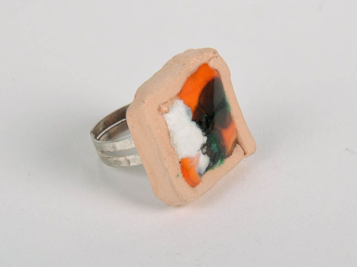 Керамический перстень  фото 1
