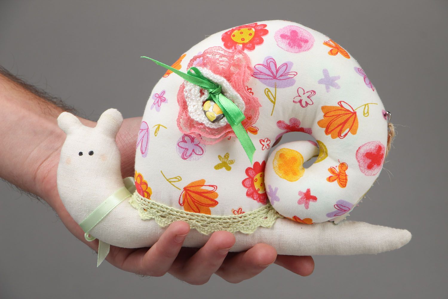 Fabric toy Snail photo 4