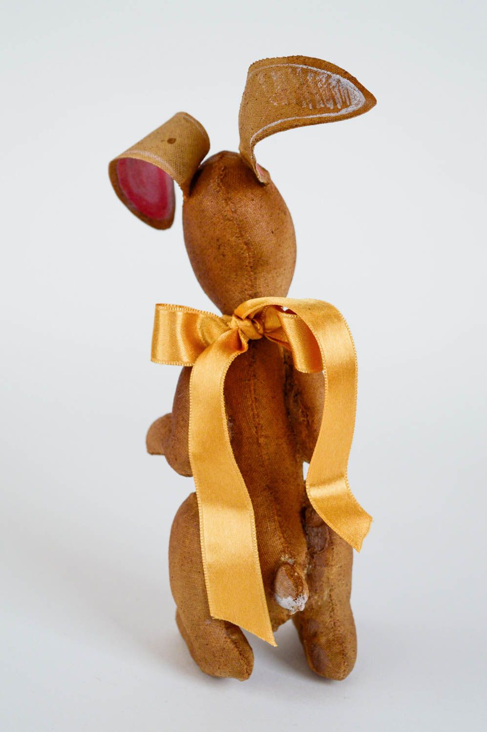 Aroma Kuscheltier Hase Designer Spielzeug aus Baumwolle handgemacht weich  foto 3