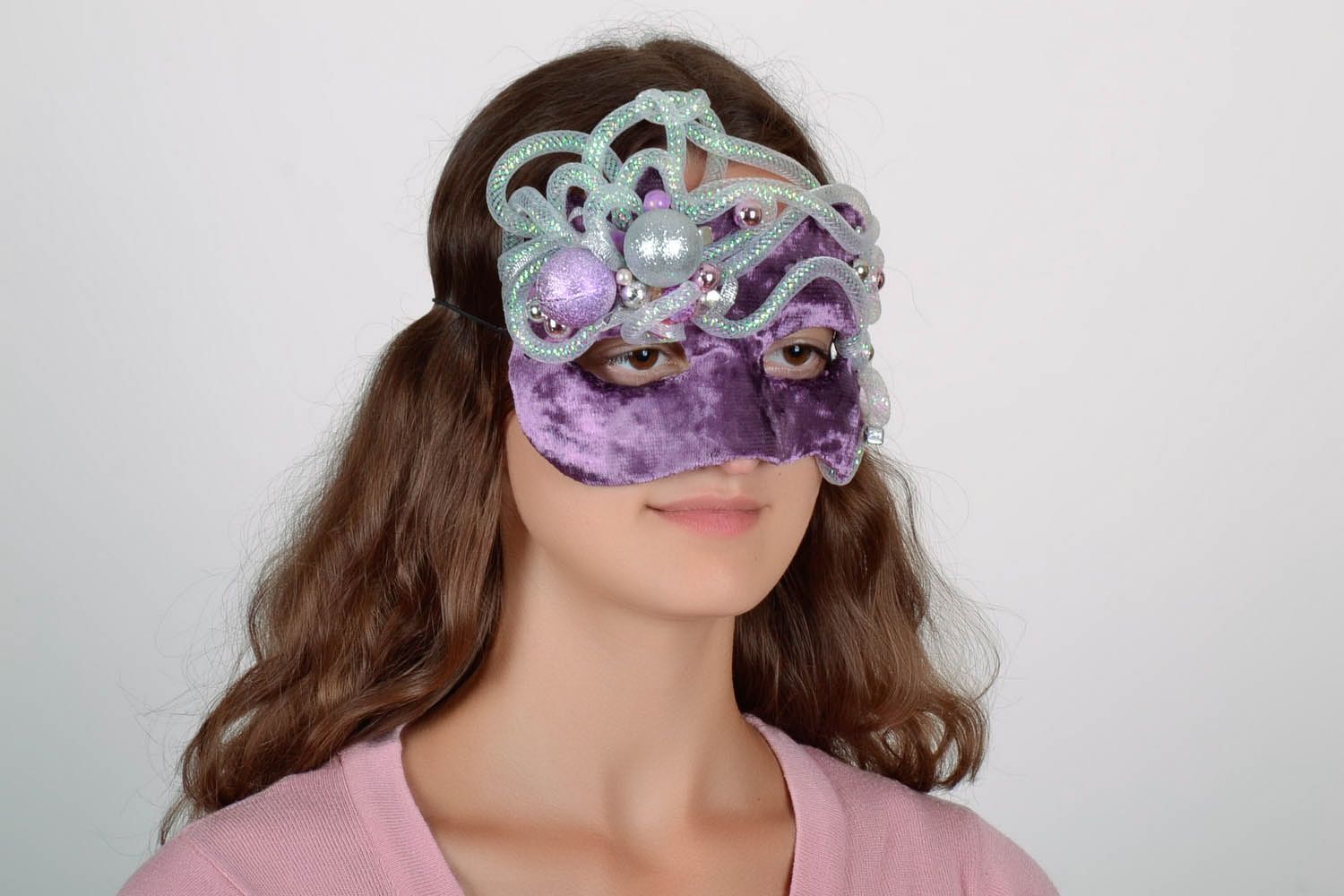 Violette Karneval Maske foto 2