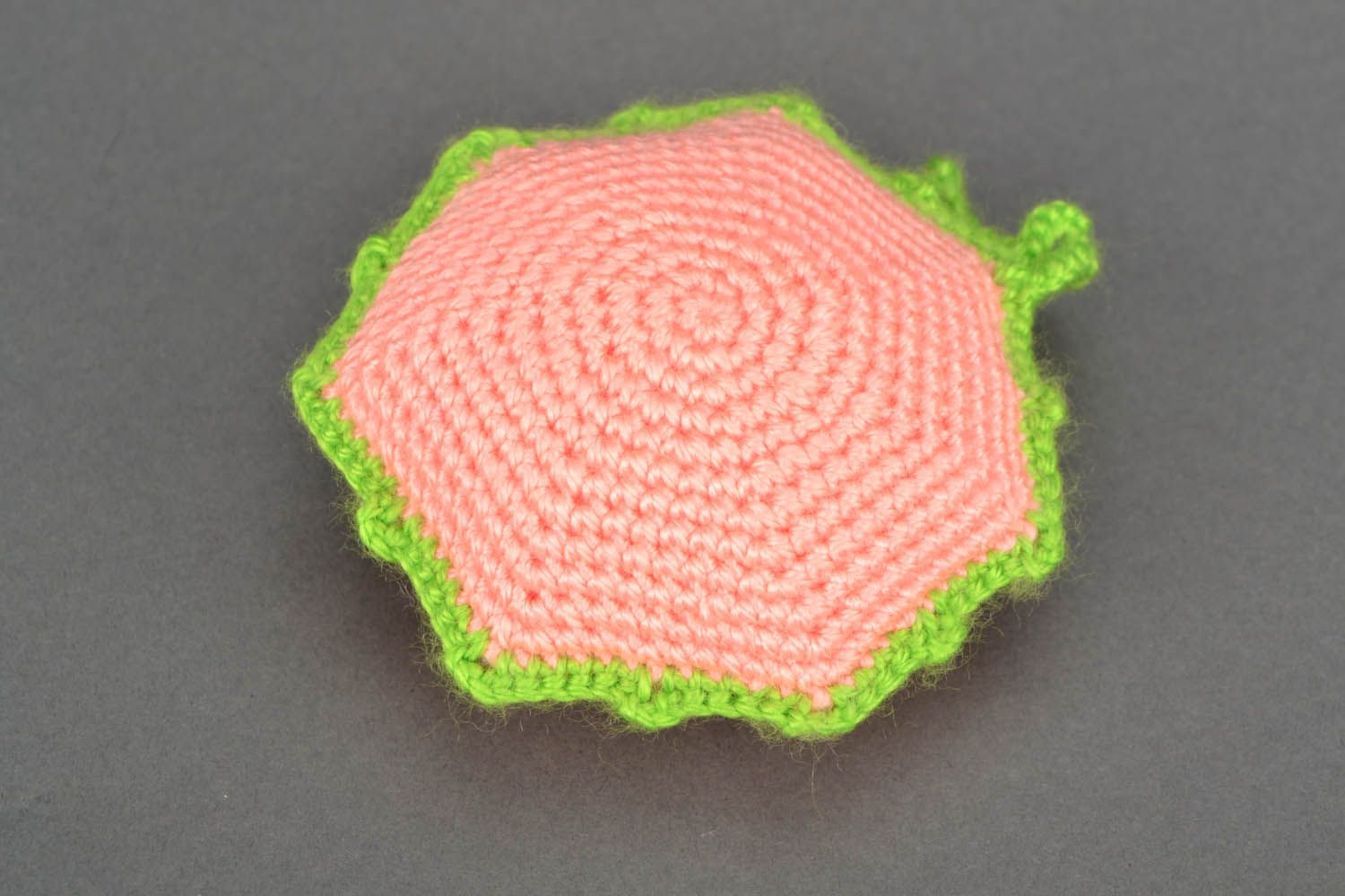 Almofada macia para agulhas tricotada de fios de acrílico foto 5
