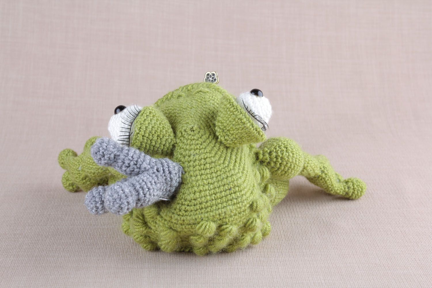 Crochet toy Princess Frog photo 3