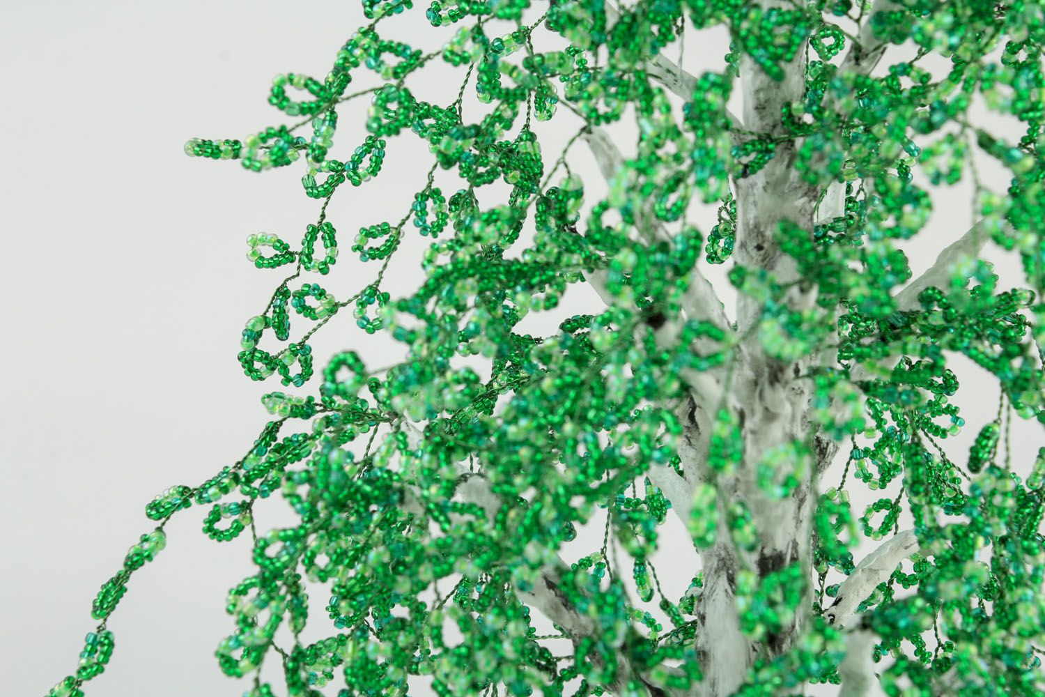 Dekorativer Baum aus Glasperlen Birke foto 4