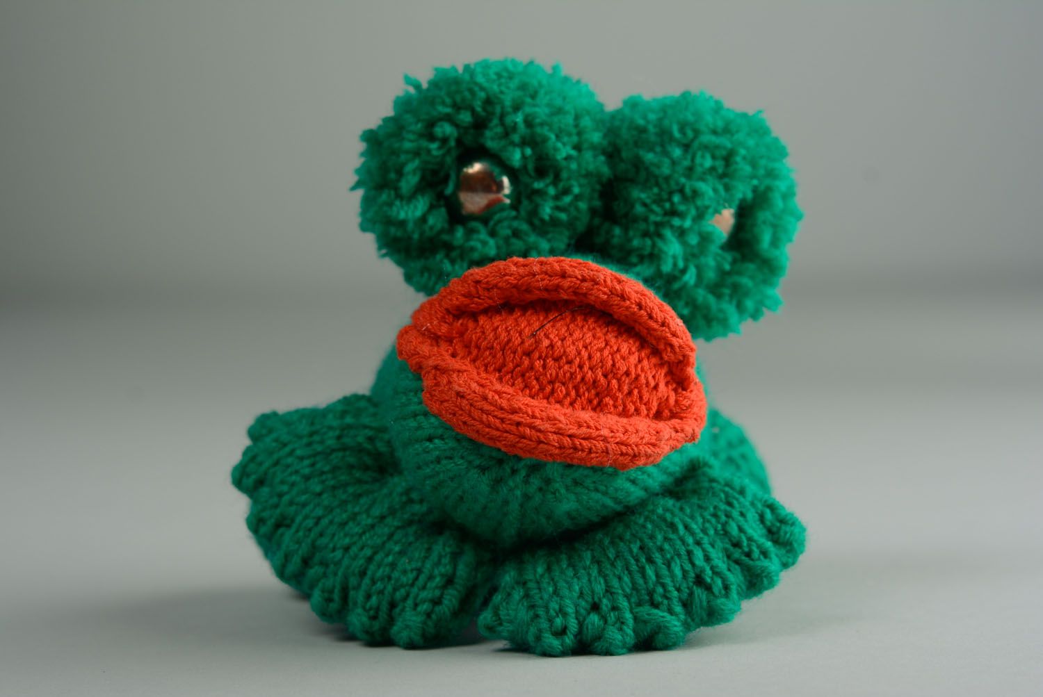 Designer crochet toy Frog photo 4