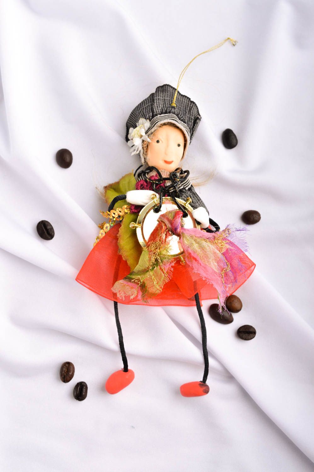 Künstler Puppe handmade Designer Puppe Deko Wohnzimmer originelles Geschenk foto 1