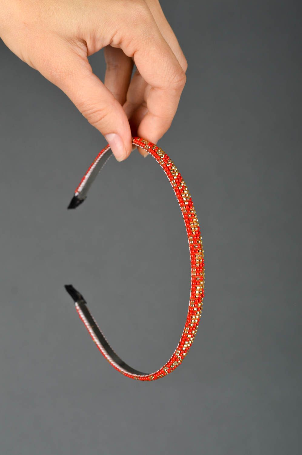 Designer headband handmade hair accessories hair band beaded jewelry cool gifts photo 3
