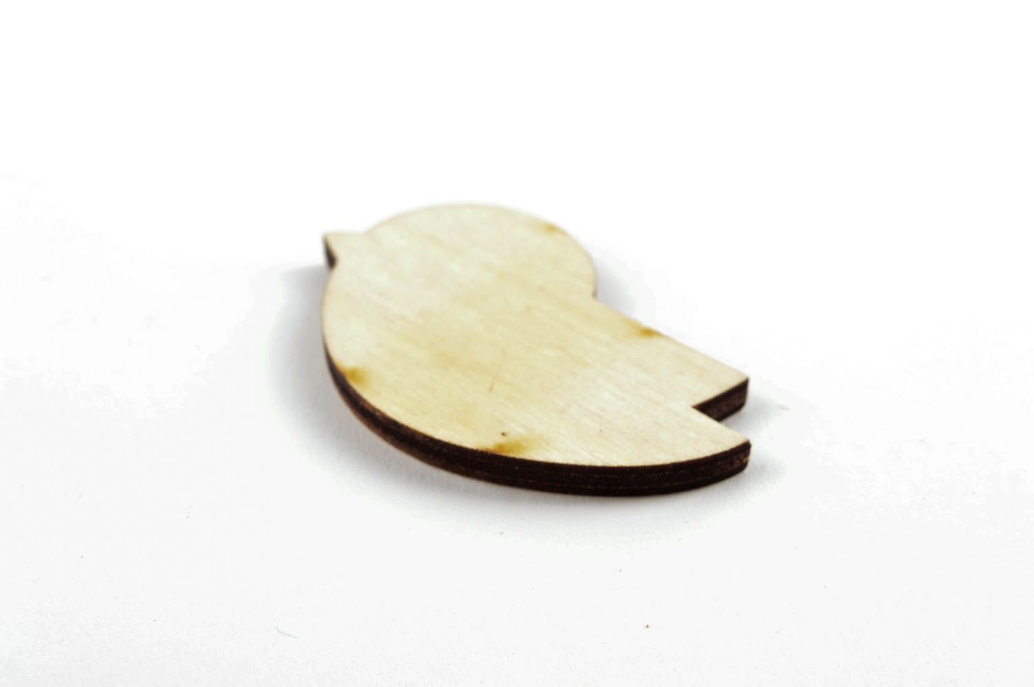 Forme en bois à peindre fait main oiseau Loisirs créatifs écologique design photo 4