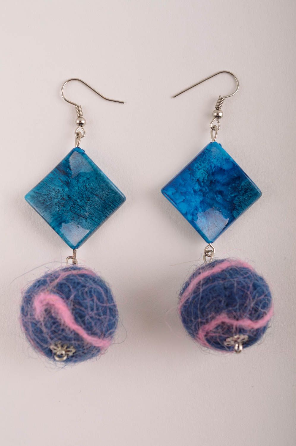 Handmade earrings dangling earrings designer jewelry fashion accessories photo 3
