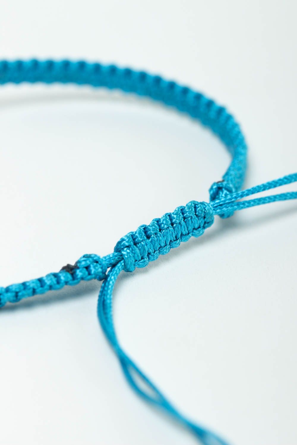 Armband Stoff handmade Mode Accessoire Schmuck für Frauen Armband Schmuck blau foto 4