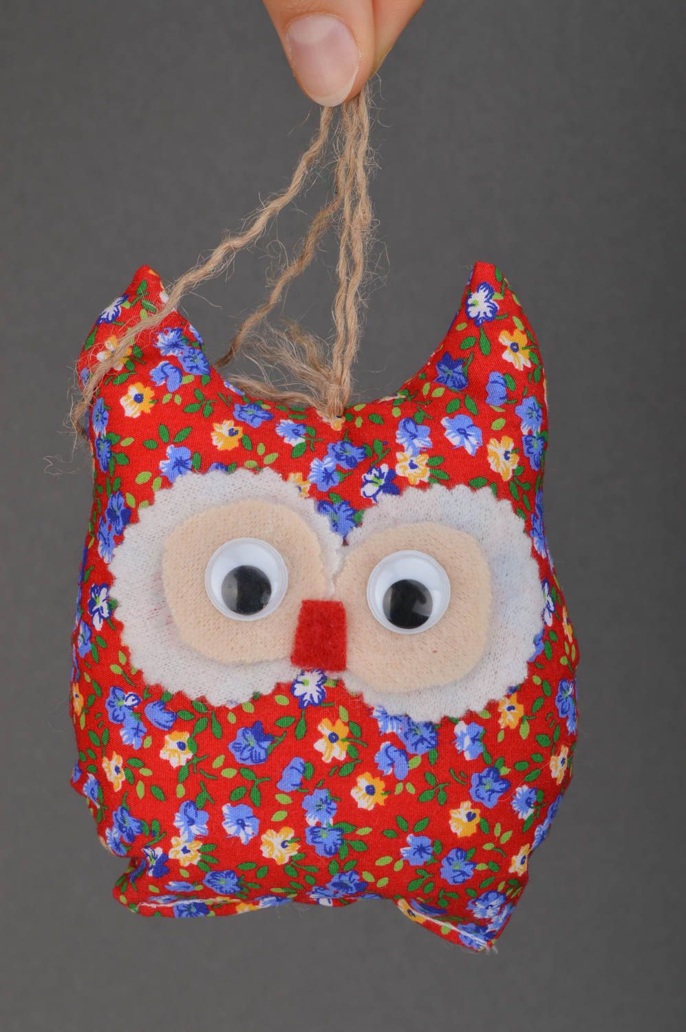 Handmade stuffed toy designer soft toy for baby nursery decor ideas owl doll photo 5