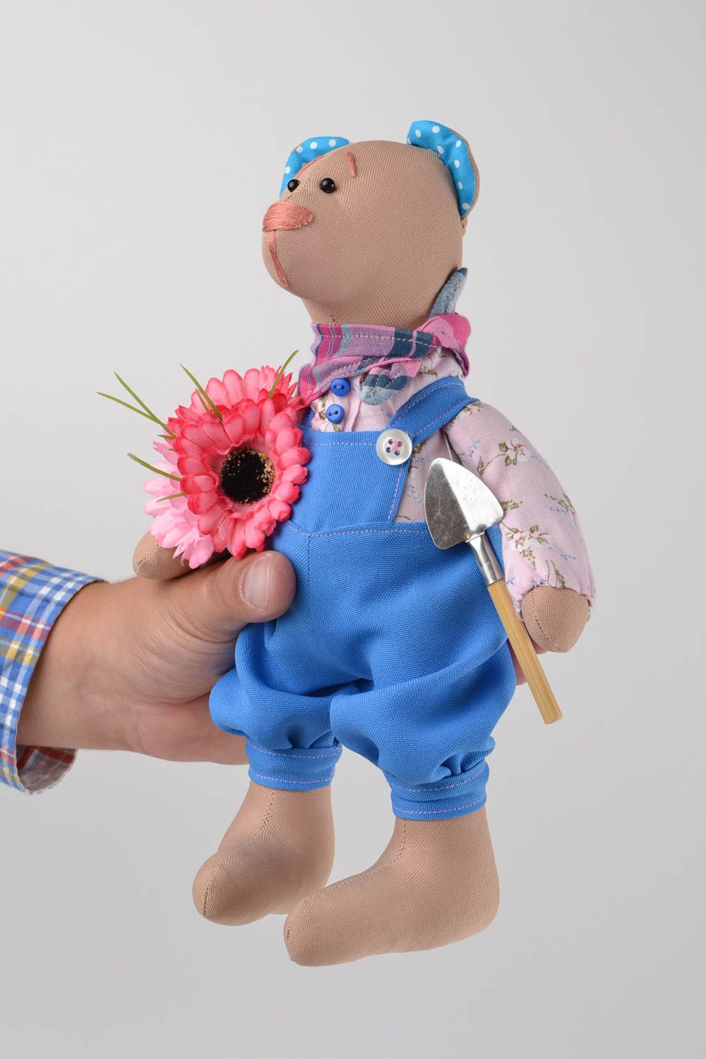 Designer Kleinkinder Spielzeug Geschenk für Kinder Stoff Tier Haus Deko handmade foto 2