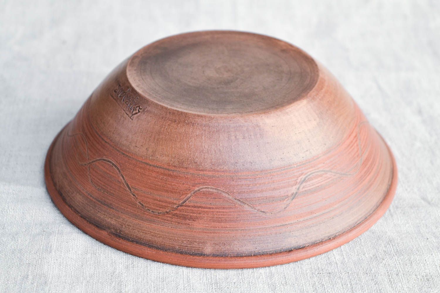 Plato de cerámica artesanal hondo utensilio de cocina menaje del hogar foto 5