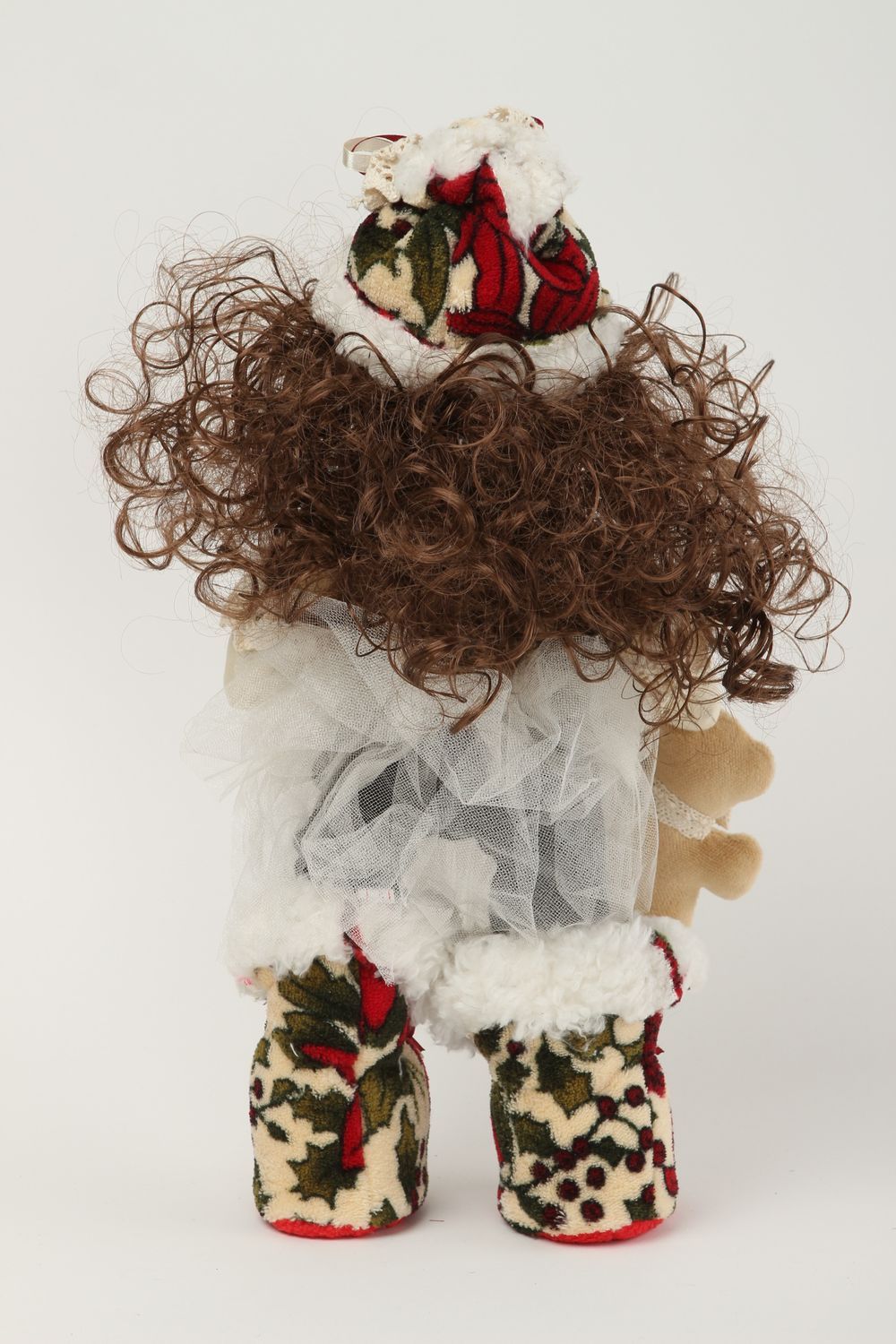 Muñeca artesanal de algodón y pana decoración de interior juguete de colección foto 4