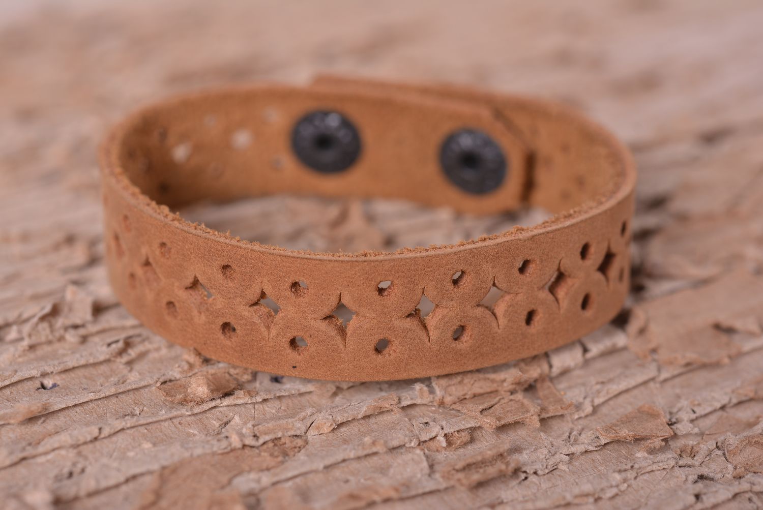 Handmade bracelet unusual bracelet for women gift ideas leather jewelry photo 1